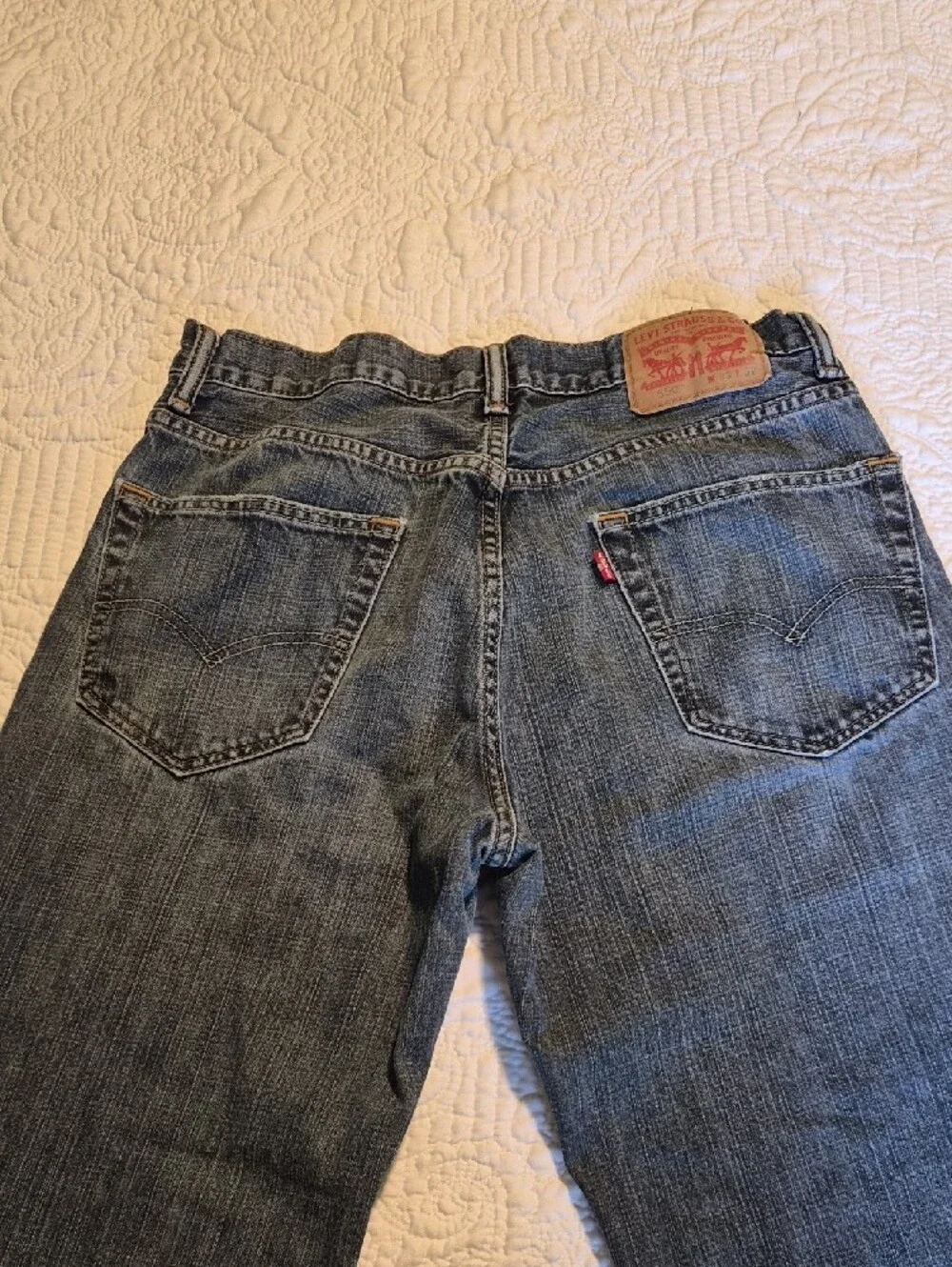 Levi's Men's Relaxed Fit Jeans - Blue Denim 33x32